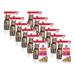 HILL'S SP FELINE Adult Beef Wołowina saszetka 12x 85g